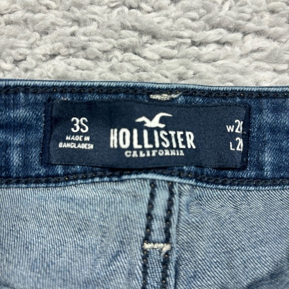 Hollister Jeans Womens 3 Short High Rise Super Skinny Classic Stretch Party - Picture 2 of 5